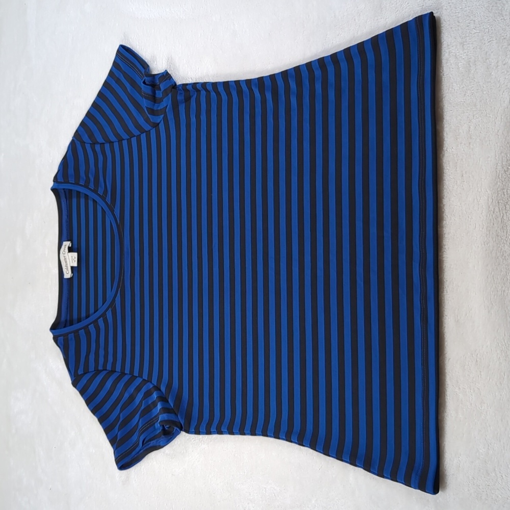 Coldwater Creek stripe top M 10-12 like NEW